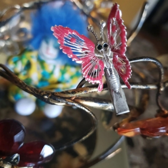 Butterfly moving wings hair clip 90's - Picture 2 of 3